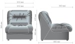 Одноместный модуль дивана Визит Неаполь